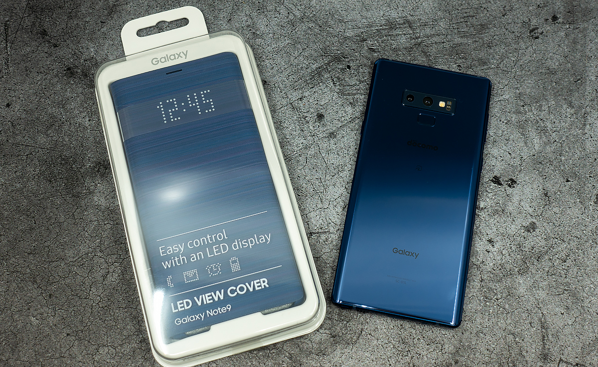 Galaxy Note9 LED View Cover レビュー｜さすが純正品の使い心地だけど 