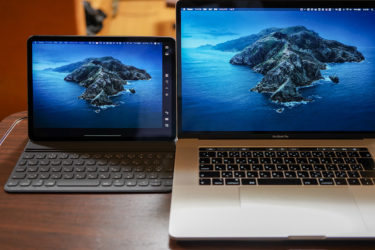 Mac OS Catalina「Sidecar」でiPad Proの画面をMacBook Proのサブディスプレイとして使う【設定方法と使い方】